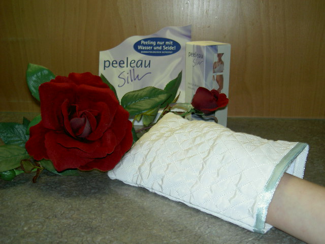Peeling-Handschuh, reine Seide